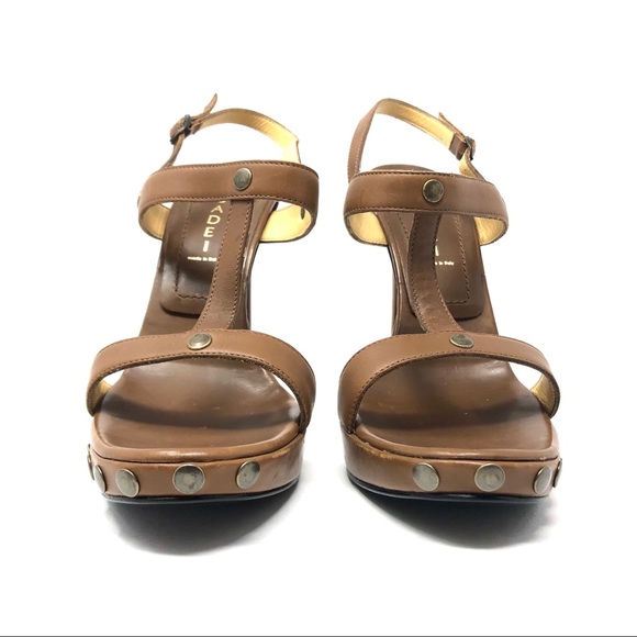 CASADEI, brown heeled sandals, made in Italy, size 9, NWOT - Picture 8 of 16